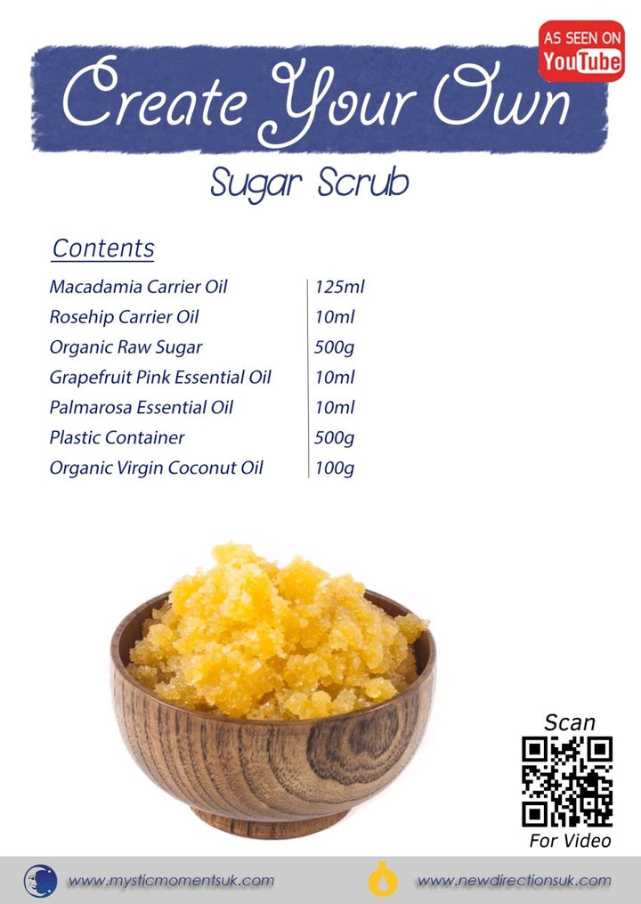 Create Your Own – Sugar Scrub - Mystic Moments UK