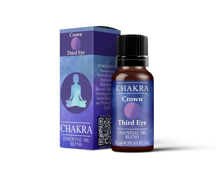 Crown Third Eye Chakra | Essential Oil Blend - Mystic Moments UK