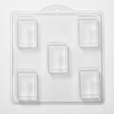 Dad Soap/Bath Bomb/Chocolate/Plaster Mould x 5 M137 - Mystic Moments UK