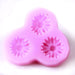 Daisy Silicone Fondant/Icing/Choc/Jewellery Mould - 3 cavity F0027 - Mystic Moments UK