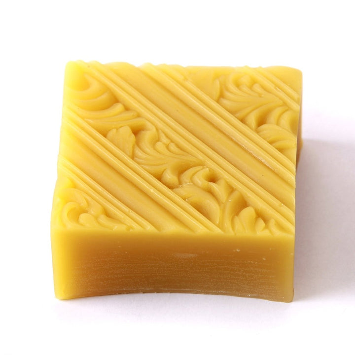 Diagonal Lines and Rococo Swirls Square Silicone Soap Mould R0134 - Mystic Moments UK