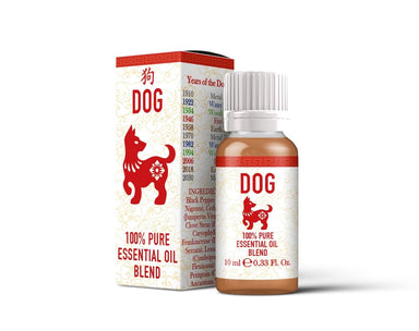 Dog - Chinese Zodiac - Essential Oil Blend - Mystic Moments UK