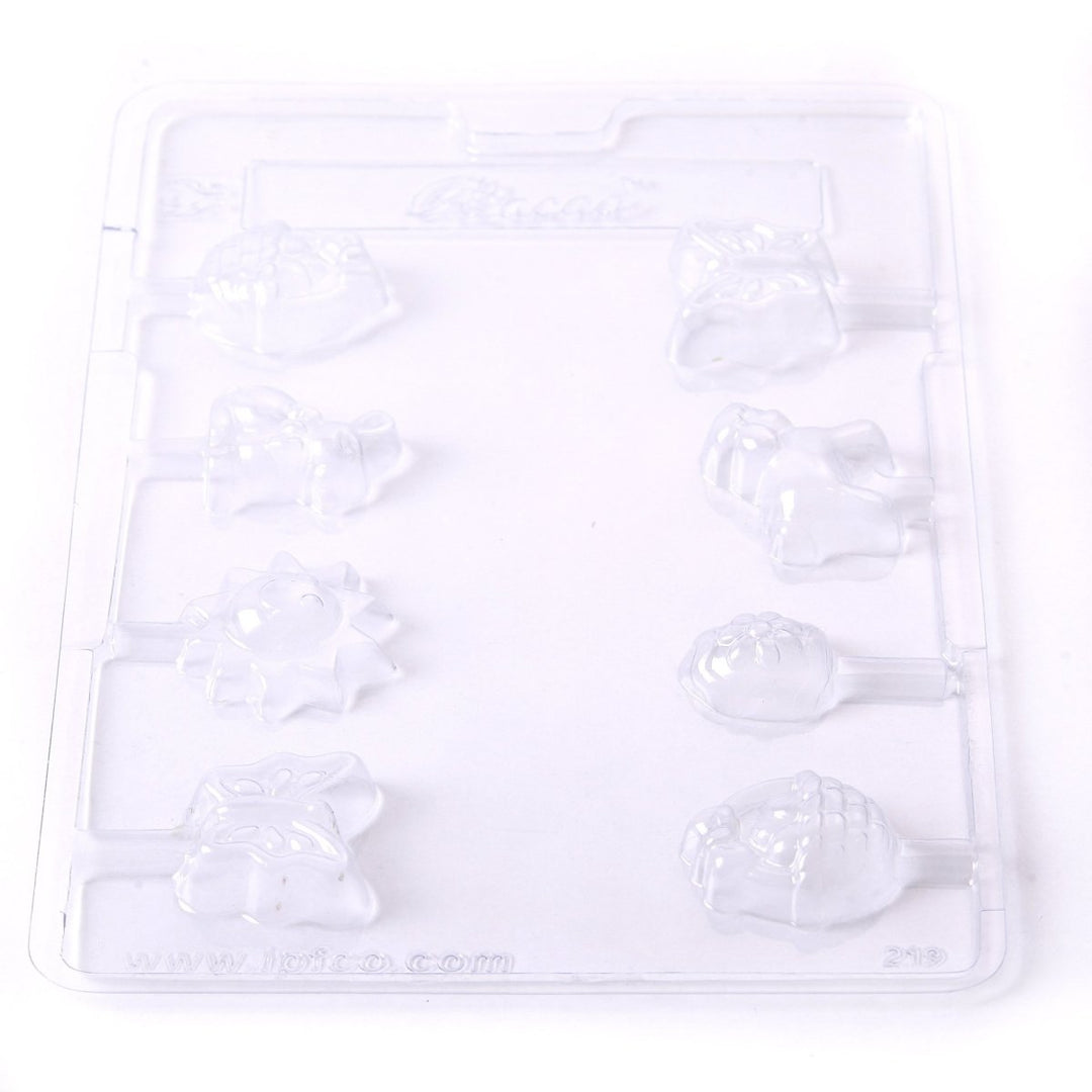 Easter Lollies (B) Chocolate/Sweet/Soap/Plaster/Bath Bomb Mould #219 (8 cavity) - Mystic Moments UK