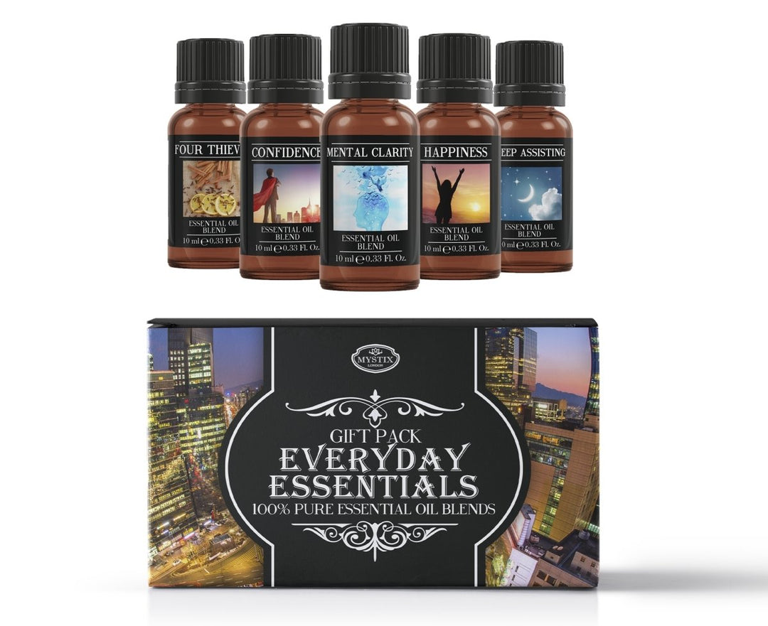 Everyday Essentials | Essential Oil Blend Gift Pack - Mystic Moments UK