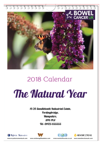 Charity Calendar 2018