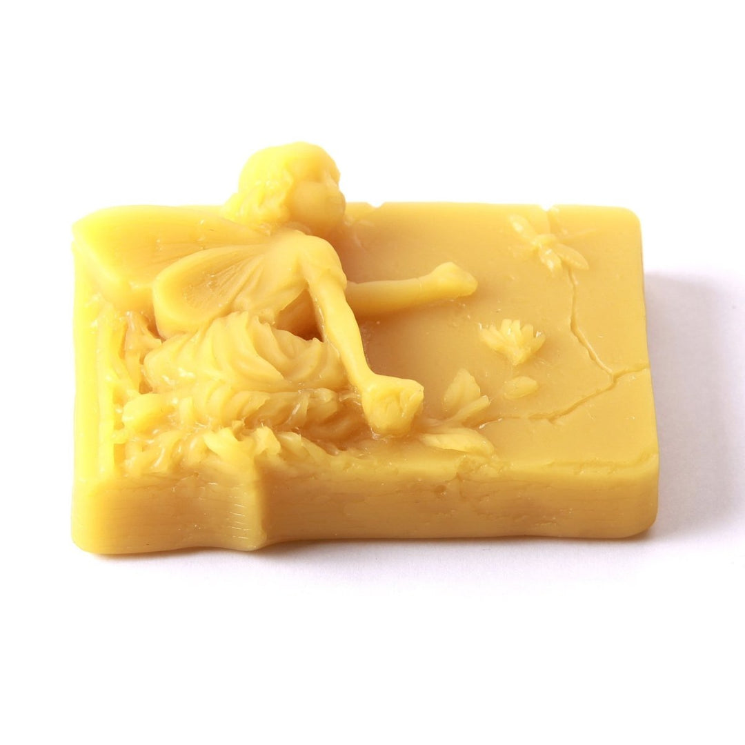 Fairy Sitting Rectangle Silicone Soap Mould R0556 - Mystic Moments UK