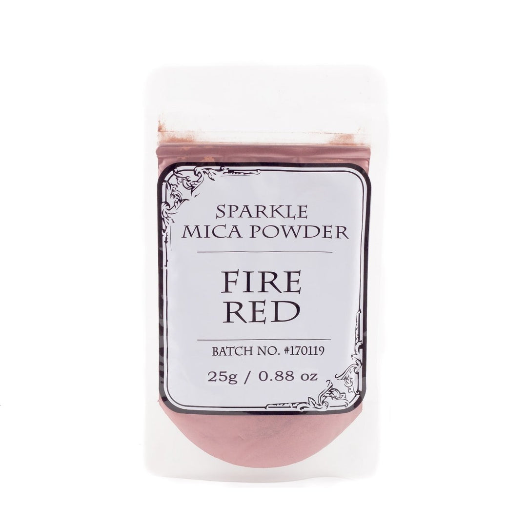 Fire Red Sparkle Mica - Mystic Moments UK