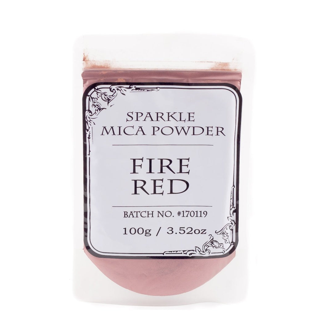 Fire Red Sparkle Mica - Mystic Moments UK