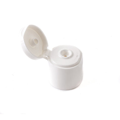Flip Top Cap 24mm White Smooth Wall (24/415) - Mystic Moments UK