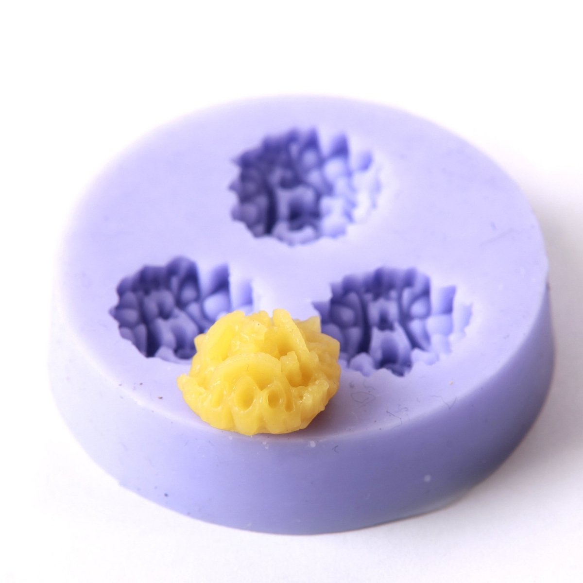 Flower Decoration Silicone Fondant/Icing/Chocolate/Jewellery Mould Mold 3 Cavity F0028 - Mystic Moments UK