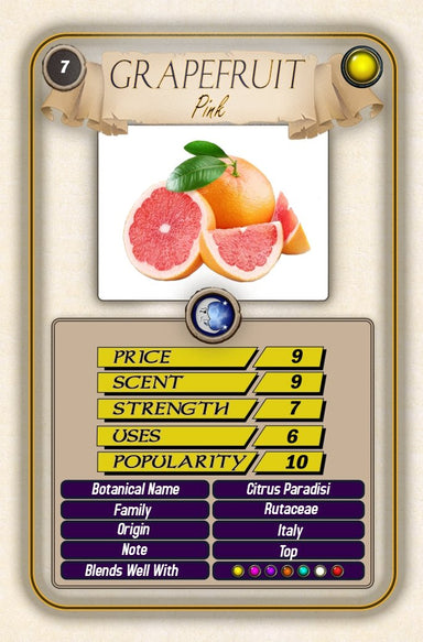 Grapefruit Pink Top Trump Card - Mystic Moments UK