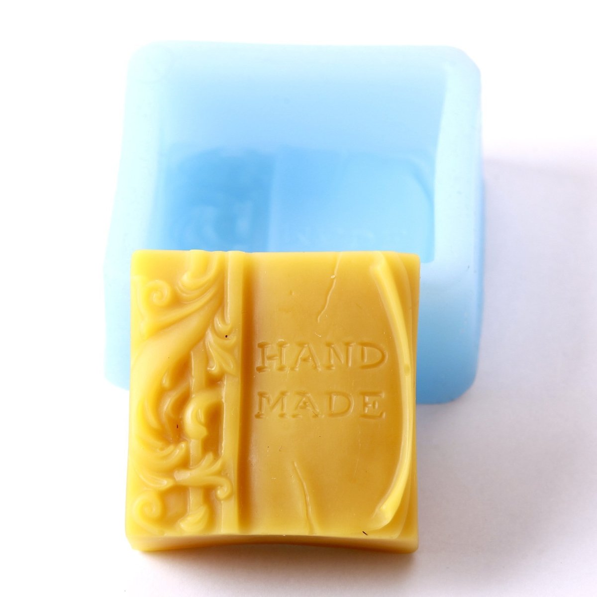 Handmade Square Silicone Soap Mould H0218 - Mystic Moments UK