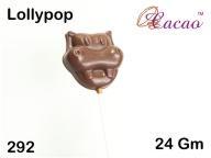 Hippo Lolly Chocolate/Sweet/Soap/Plaster/Bath Bomb Mould #292 (4 cavity) - Mystic Moments UK