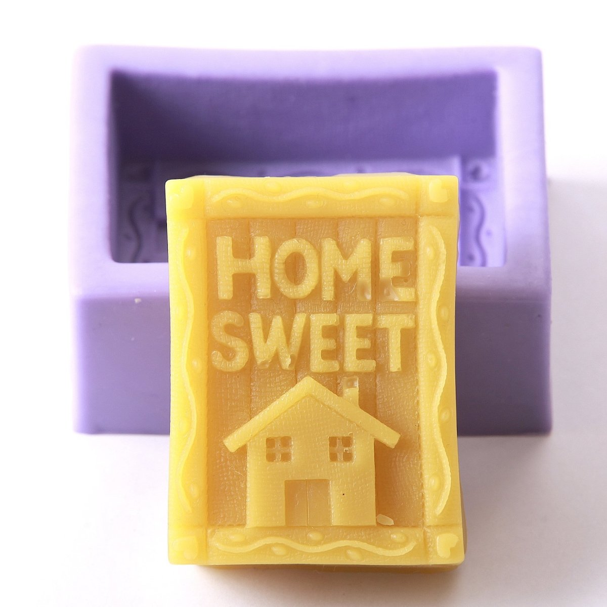 Home Sweet Home Silicone Soap Mould R0728 - Mystic Moments UK