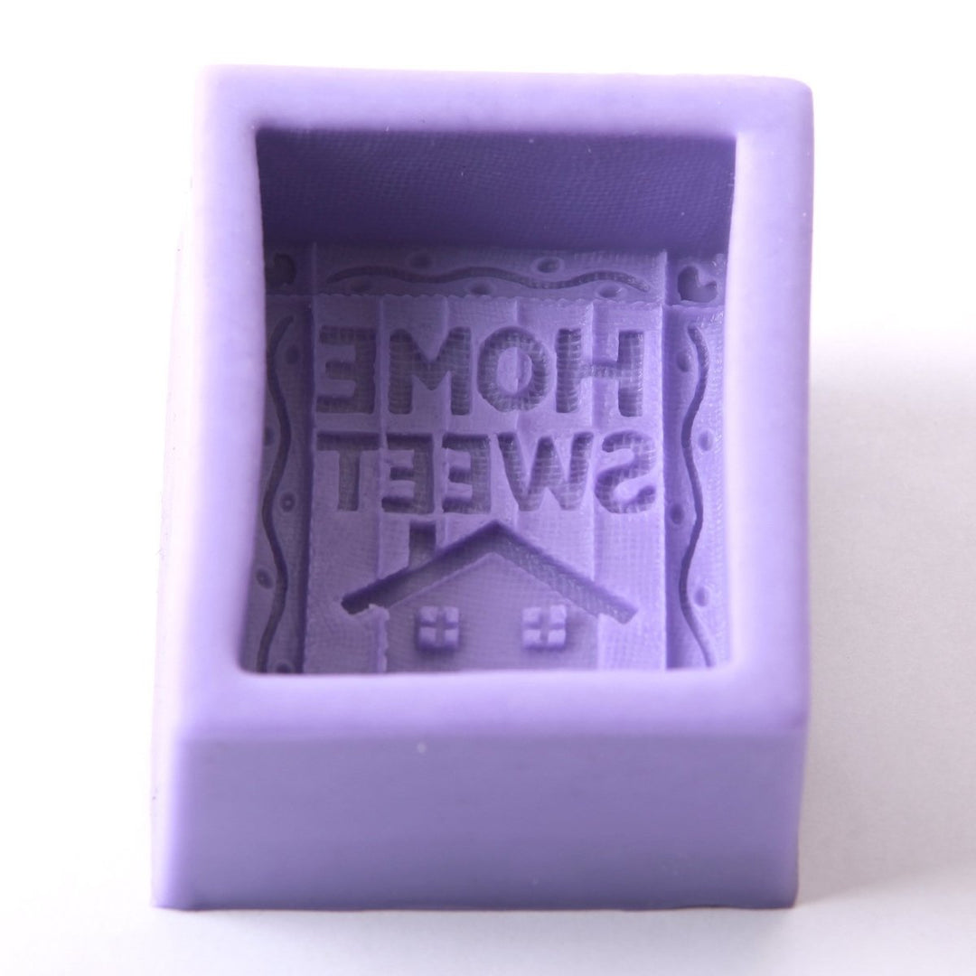 Home Sweet Home Silicone Soap Mould R0728 - Mystic Moments UK