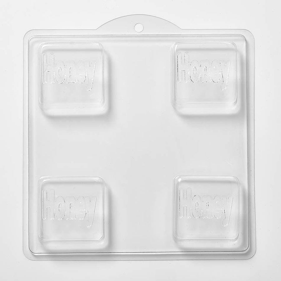 Honey Soap/Bath Bomb/Chocolate Mould x 4 M134 - Mystic Moments UK