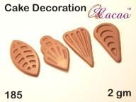 Leaves & Shells Cake Decorations Chocolate/Sweet/Soap/Plaster/Bath Bomb Mould #185 (12 cavity) - Mystic Moments UK