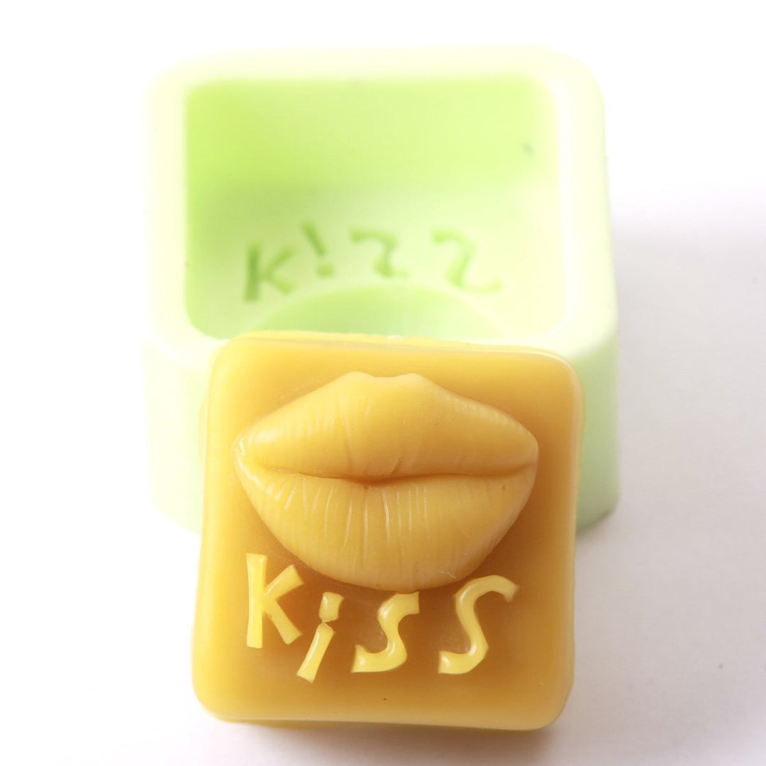 Lips & Kiss Silicone Soap Mould R0206 - Mystic Moments UK