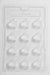 Love Hearts Chocolate/Sweet/Soap/Plaster/Bath Bomb Mould #175 (12 Cavity) - Mystic Moments UK