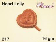 Love In Heart Lolly Chocolate/Sweet/Soap/Plaster/Bath Bomb Mould #217 (6 Cavity) - Mystic Moments UK