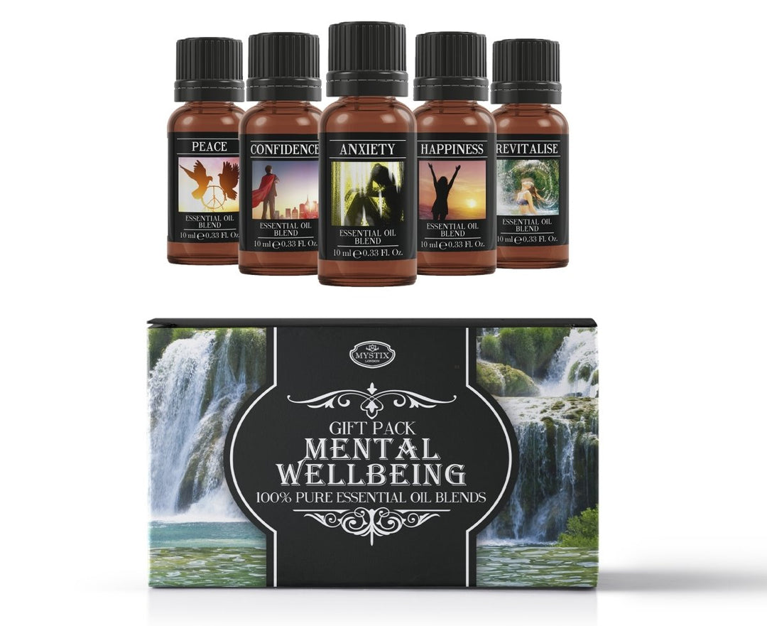 Mental Wellbeing | Essential Oil Blend Gift Pack - Mystic Moments UK
