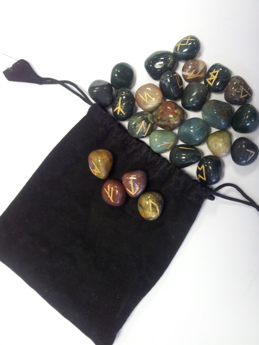 Mixed Jasper Rune Set – Mystic Moments UK