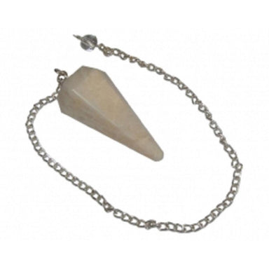Moonstone (Opalite) Faceted Pendulum - Mystic Moments UK