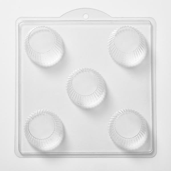 Muffin Soap/Bath Bomb/Plaster Mould 5 Cavity M132 - Mystic Moments UK