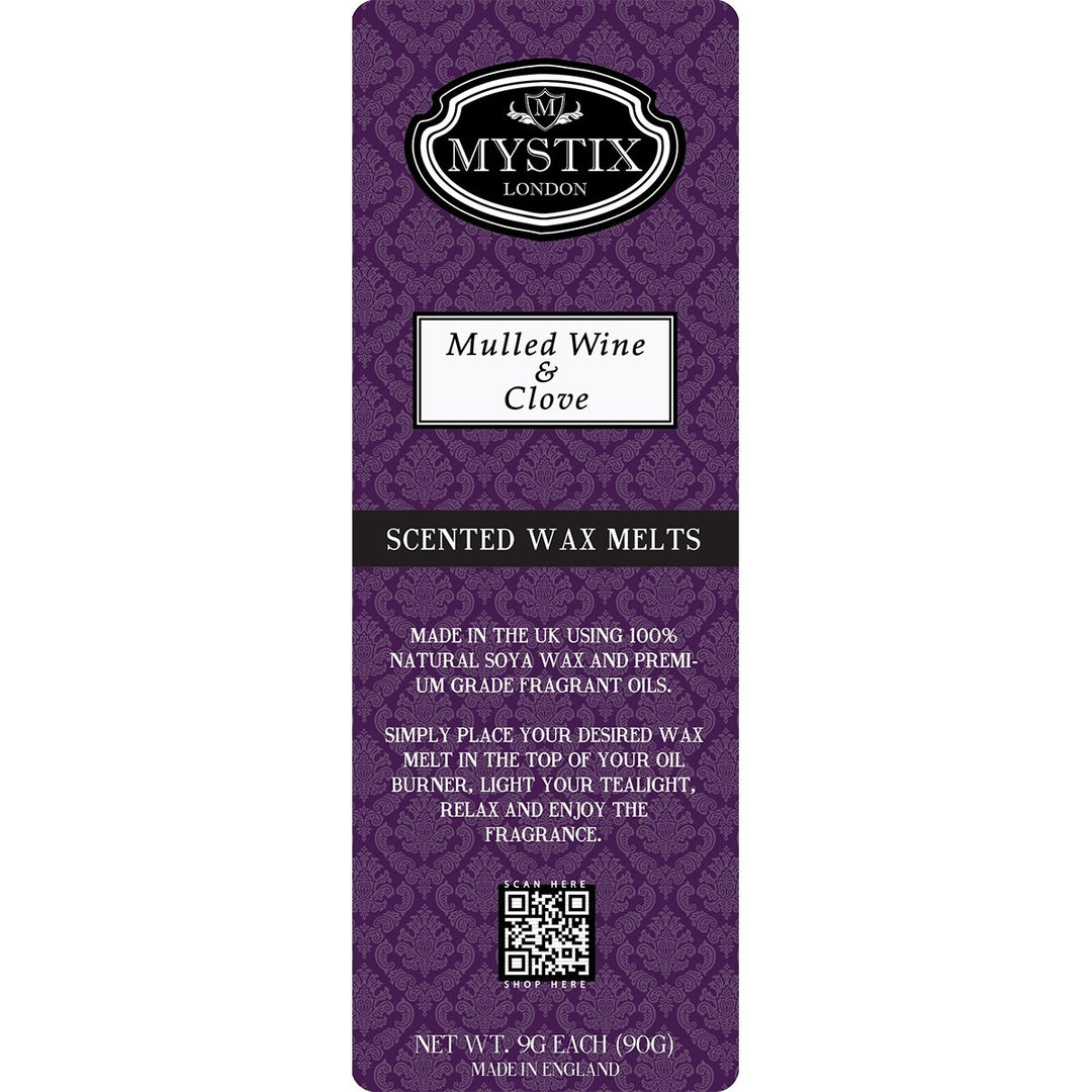 Mulled Wine & Clove | Wax Melt Clamshell - Mystic Moments UK