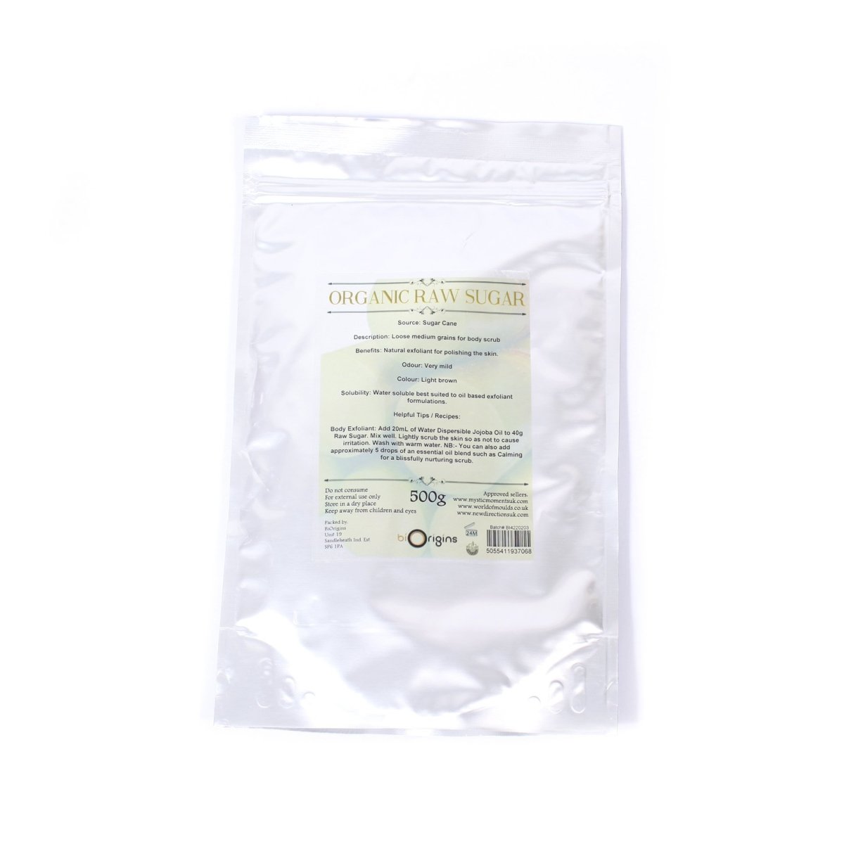 Organic Raw Sugar - Mystic Moments UK