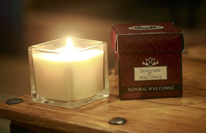 Petitgrain & May Chang Scented Candle - Mystic Moments UK