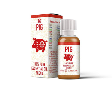Pig - Chinese Zodiac - Essential Oil Blend - Mystic Moments UK