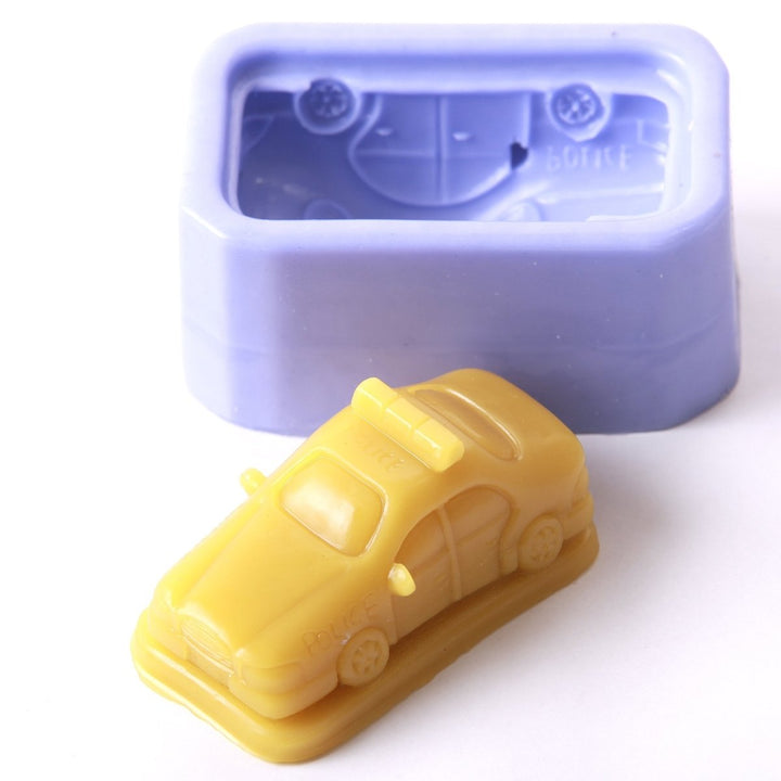 Police Car Silicone Soap Mould R0740 - Mystic Moments UK