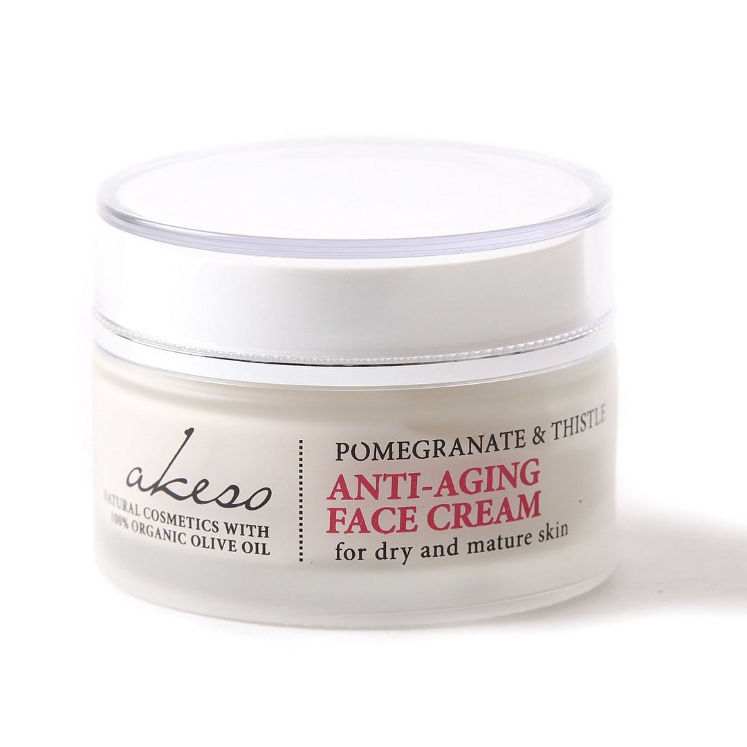Pomegranate & Thistle Anti-ageing Face Cream - Mystic Moments UK