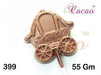 Princess Carriage Lolly Chocolate/Sweet/Soap/Plaster/Bath Bomb Mould #399 (3 Cavity) - Mystic Moments UK