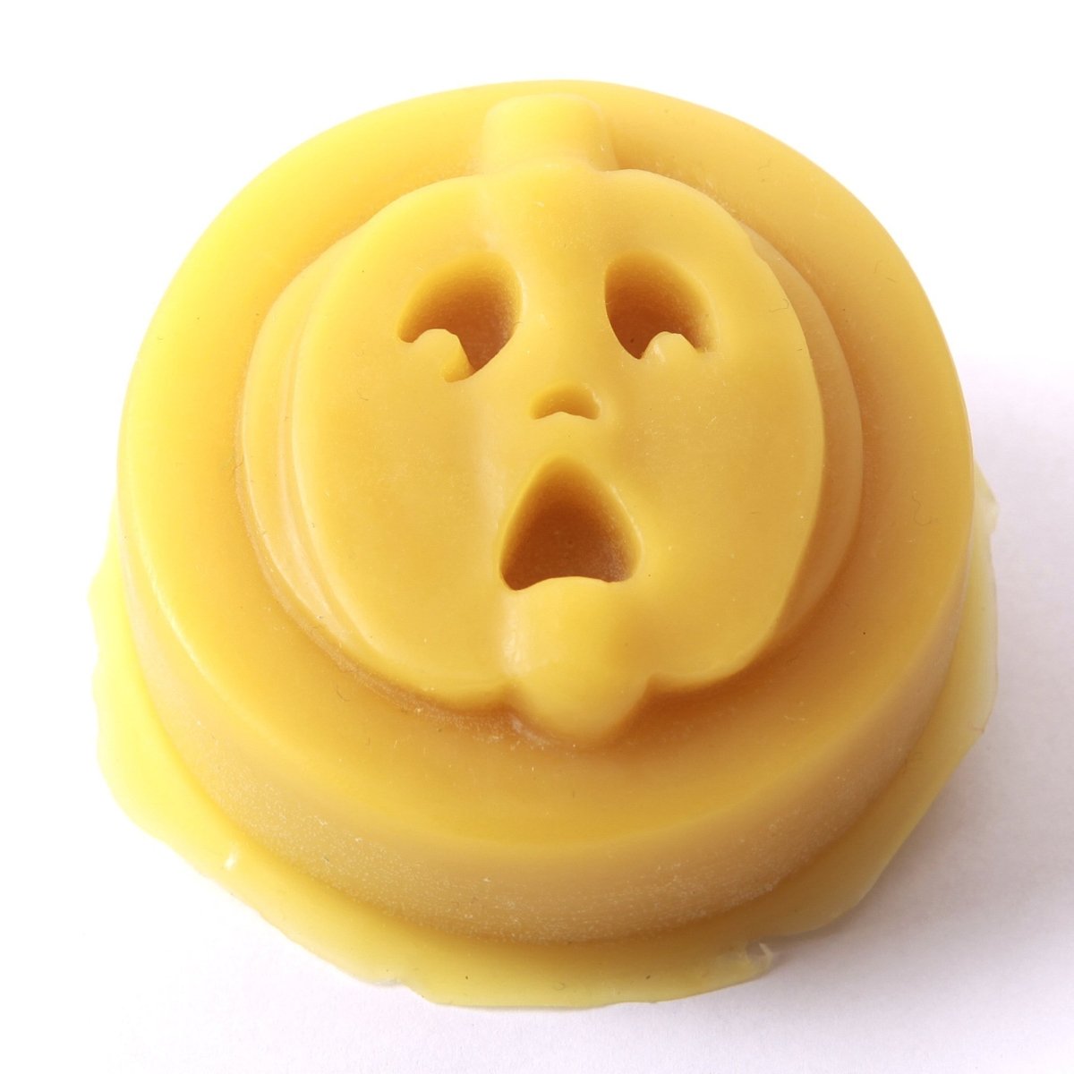 Pumpkin Face Silicone Soap Mould R0148 - Mystic Moments UK