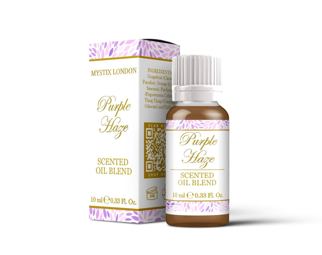 Purple Haze - Scented Oil Blend - Mystic Moments UK