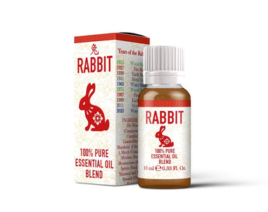 Rabbit - Chinese Zodiac - Essential Oil Blend - Mystic Moments UK