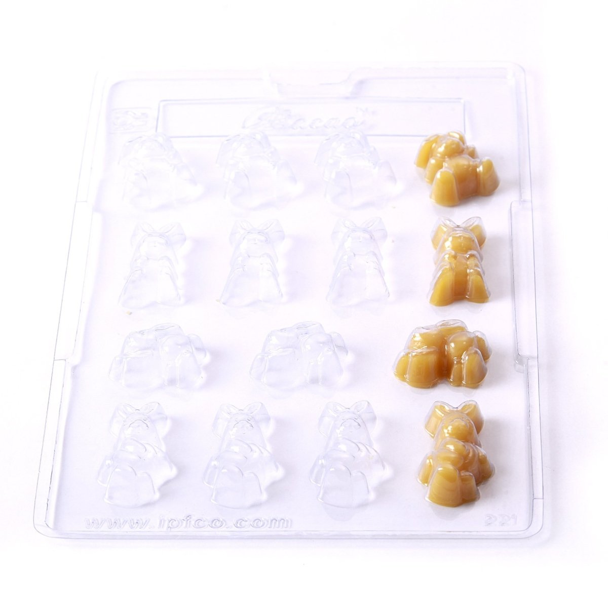 Rabbits Chocolate/Sweet/Soap/Plaster/Bath Bomb Mould #221 (15 cavity) - Mystic Moments UK