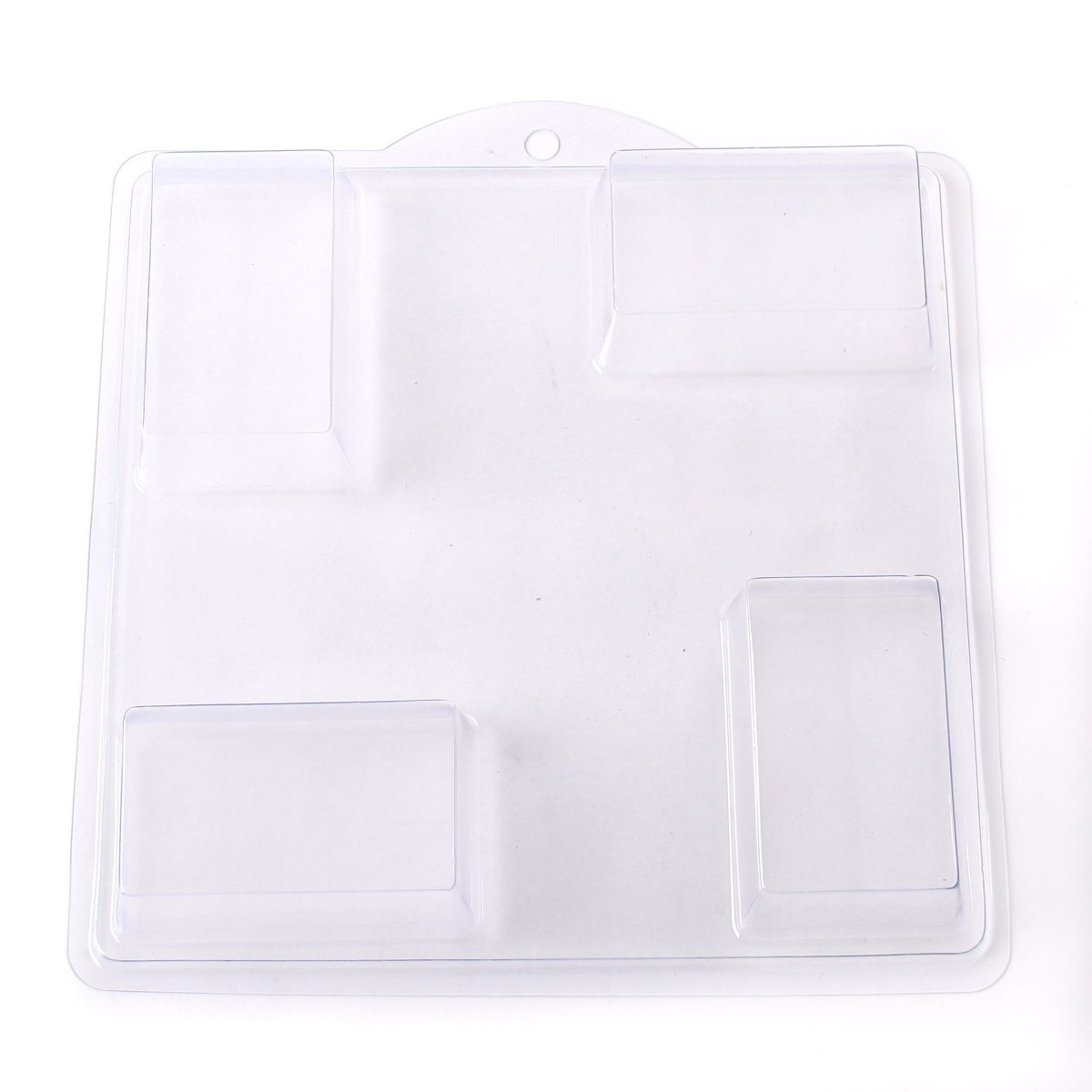 Rectangle Soap/Bath Bomb Mould Mold 4 Cavity A16 - Mystic Moments UK