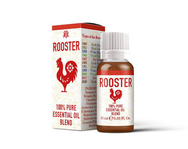 Rooster - Chinese Zodiac - Essential Oil Blend - Mystic Moments UK