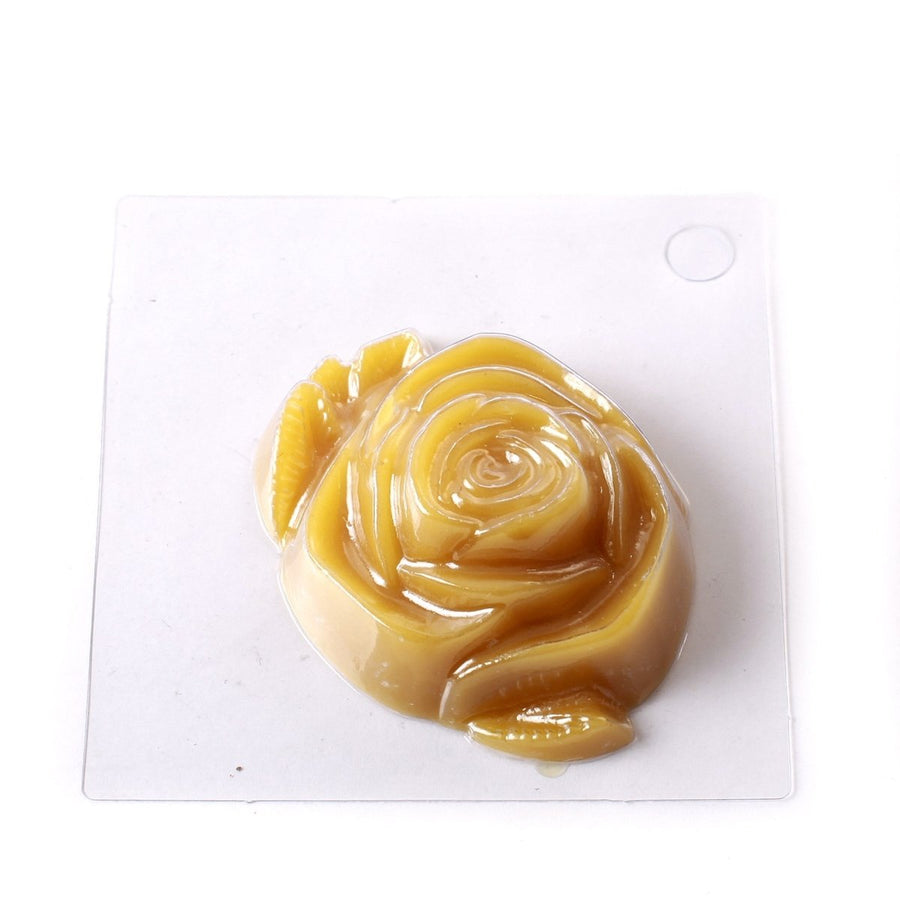 Rose with Foliage Soap/Bathbomb Mould 4 Cavity C06 - Mystic Moments UK