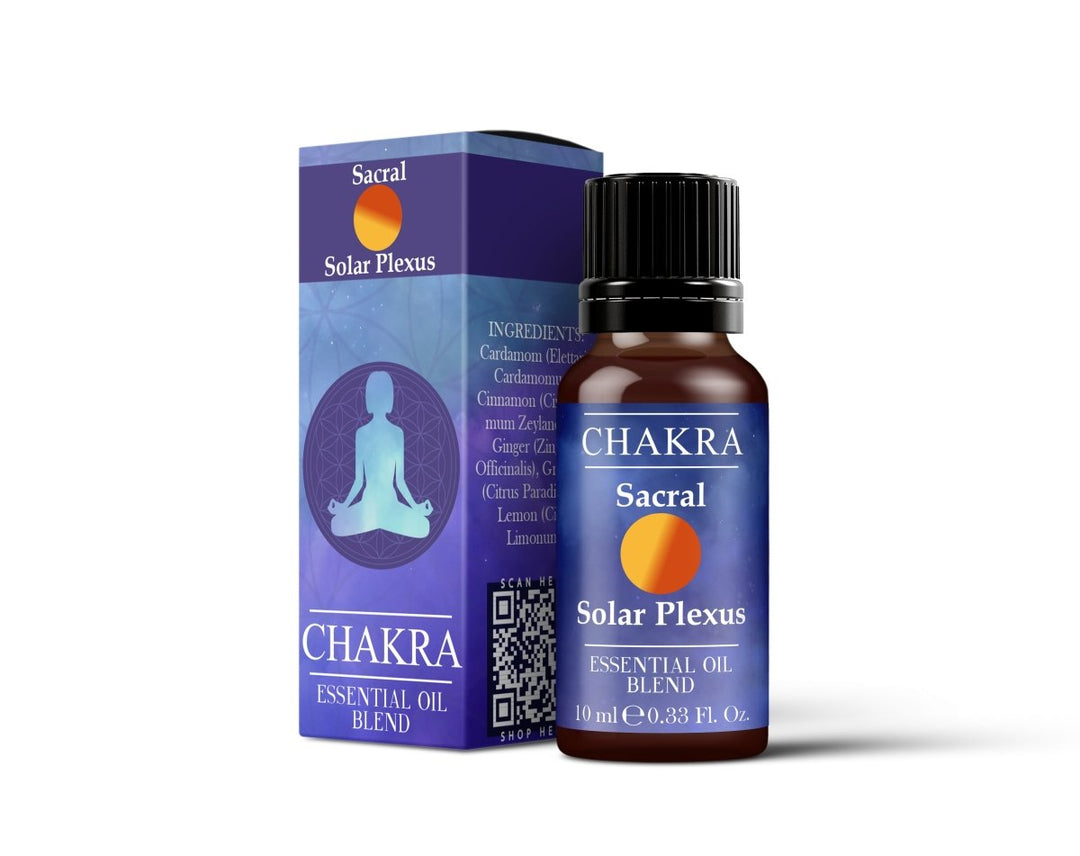 Sacral Solar Plexus Chakra | Essential Oil Blend - Mystic Moments UK