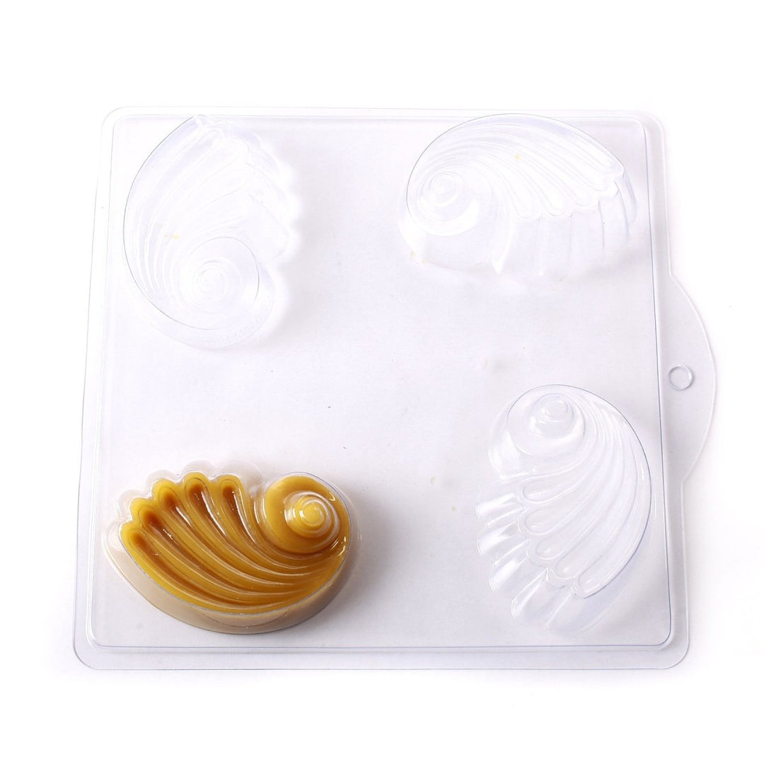 Sea Shell Soap/Bathbomb Mould 4 Cavity G15 - Mystic Moments UK