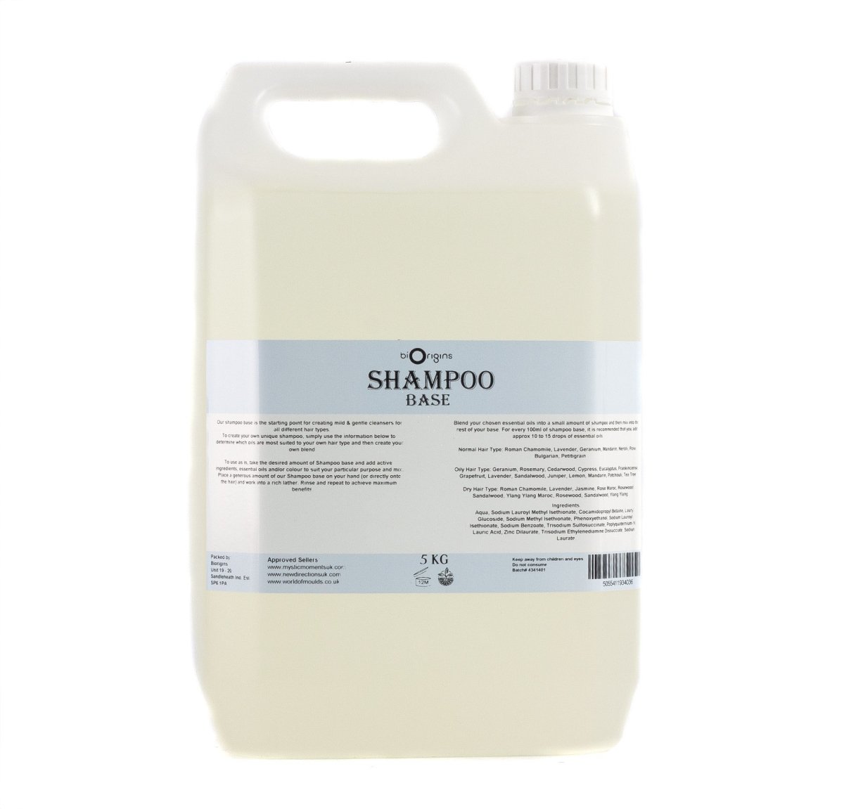 Shampoo - Botanical Skincare Base - Mystic Moments UK