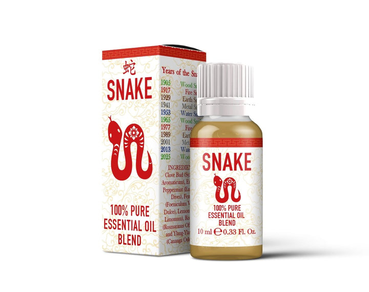 Snake - Chinese Zodiac - Essential Oil Blend - Mystic Moments UK