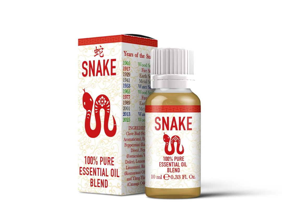 Snake - Chinese Zodiac - Essential Oil Blend - Mystic Moments UK