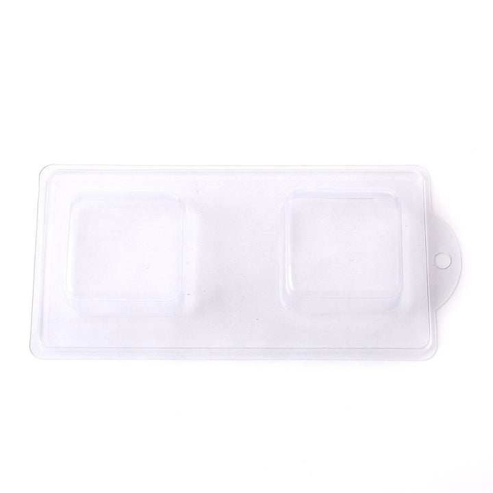 Square Soap/Bath Bomb Mould/Mold x 4 Cavity A02 - Mystic Moments UK