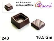 Square With Diagonal Lid Chocolate/Sweet/Soap/Plaster/Bath Bomb Mould #248 (12 cavity) - Mystic Moments UK