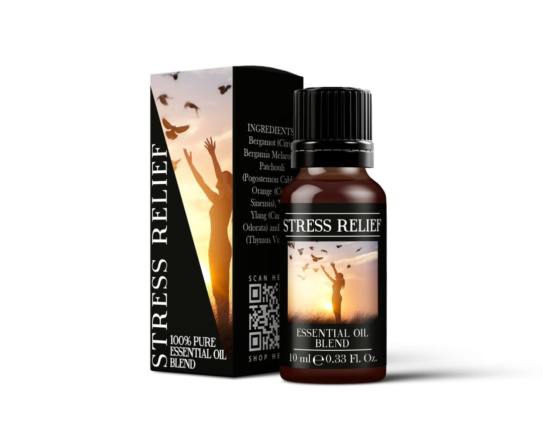 Stress Relief - Essential Oil Blends - Mystic Moments UK